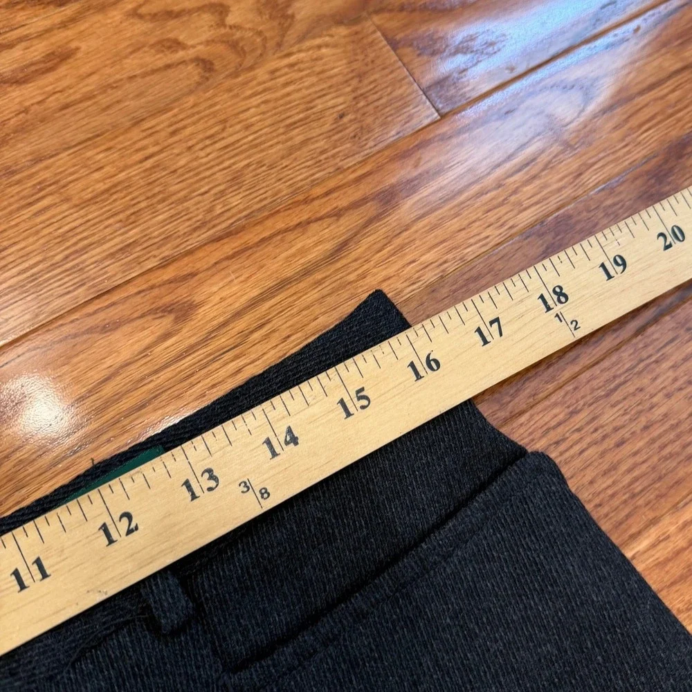 Vintage J Crew Oarsman Pants Mens 33x33 100% Wool Dark Gray Dress Trouser